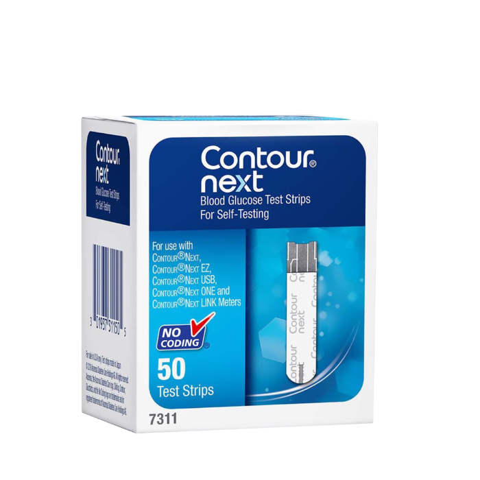 Ascensia Contour Next Strip 50's