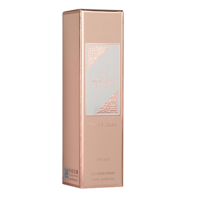 Asdaaf Ameerat Al Arab Prive Rose Women All Over Spray 150ml