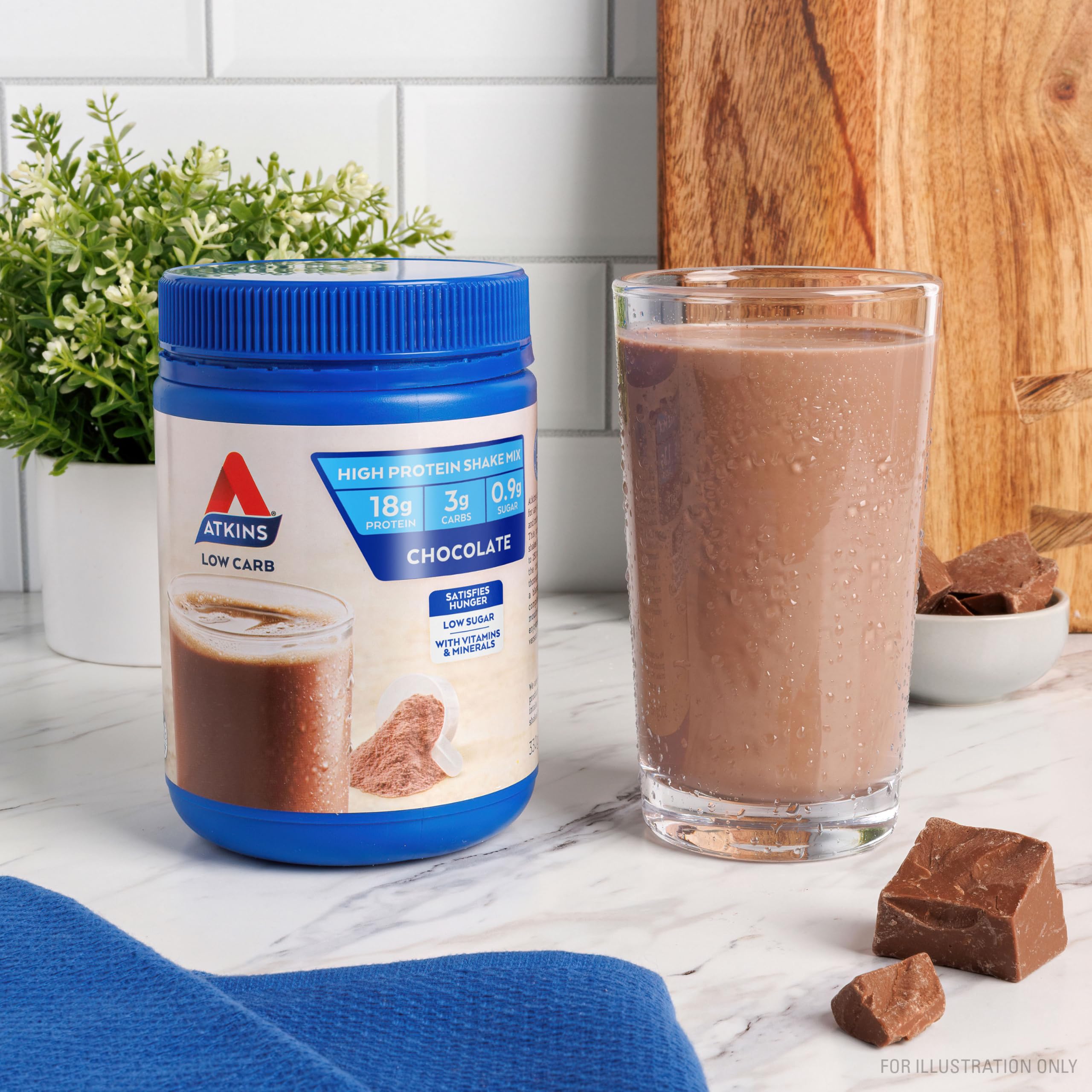 Atkins Ready To Drink Chocolate Shake 330 ml
