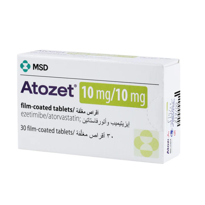 ATOZET 10MG/80MG TABS 30S (10S BLISTER X 3)