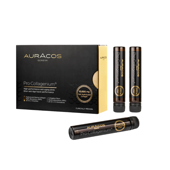 Auracos Fish Hydrolyzed Collagen 10000mg (25ml X 14 Bottle) 350ml