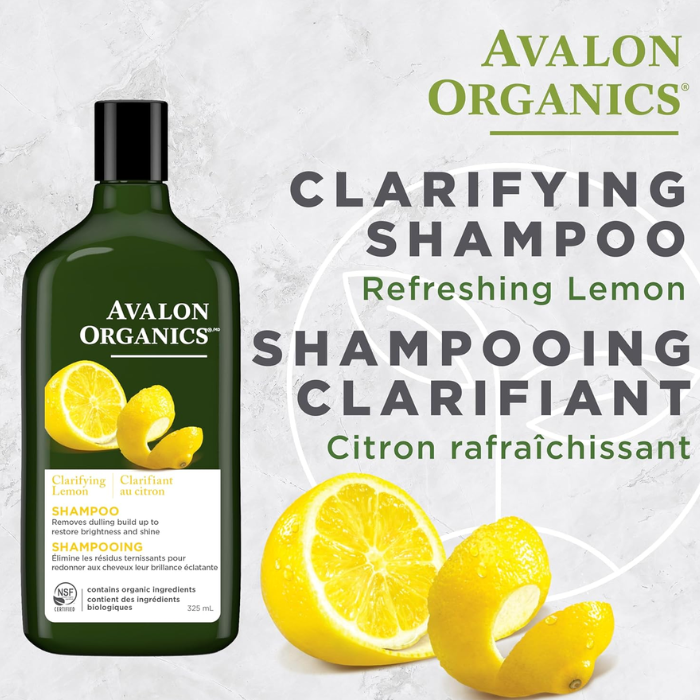 Avalon Organic Lemon Verbena Clarifying Shampoo 11 Oz