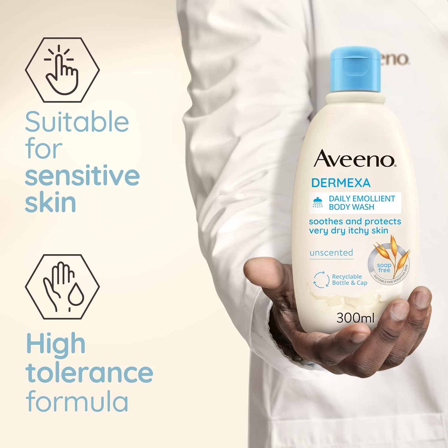 Aveeno Dermexa Daily Emollient Body Wash 300ml