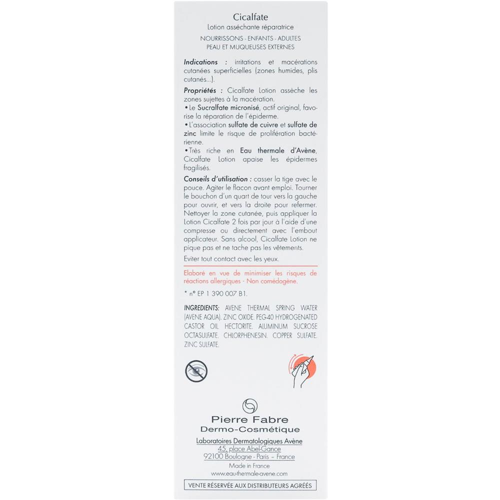 Avene Cicalfate Drying Repair Lotion 40 ml