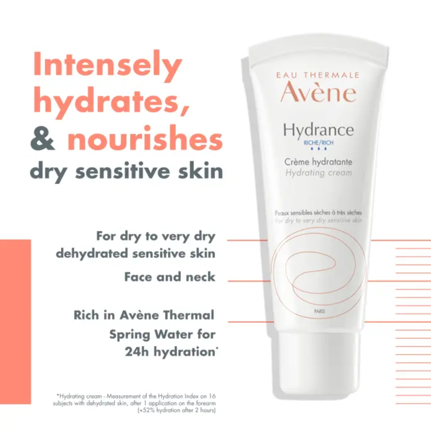 Avene Hydrance Optimale- Rich Hydrating Cream 40ml
