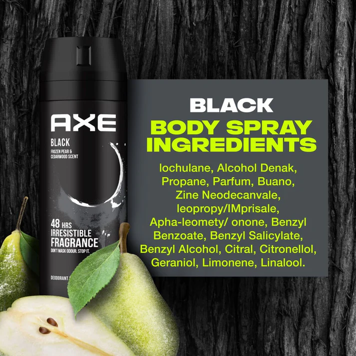 Axe Black Deodorant Body Spray 150 ml