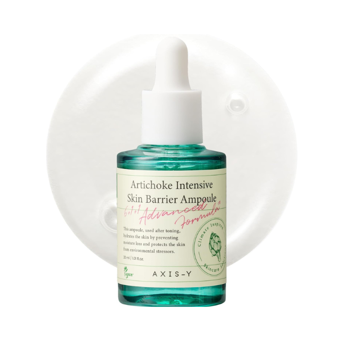 Axis-Y Artichoke Intensive Skin Barrier Ampoule - Strengthen & Hydrate Sensitive, Damaged Skin 30ml