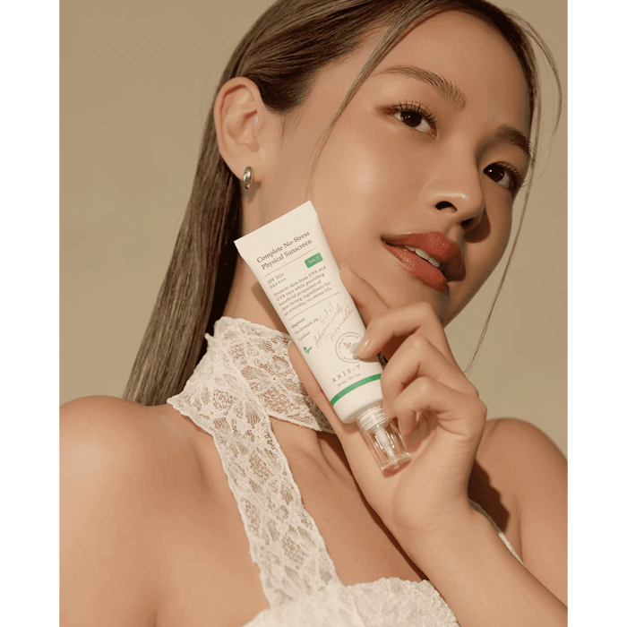 Axis-Y Complete No-Stress Physical Sunscreen V3, Broad Spectrum SPF 50+, Lightweight & Gentle Protection 50ml