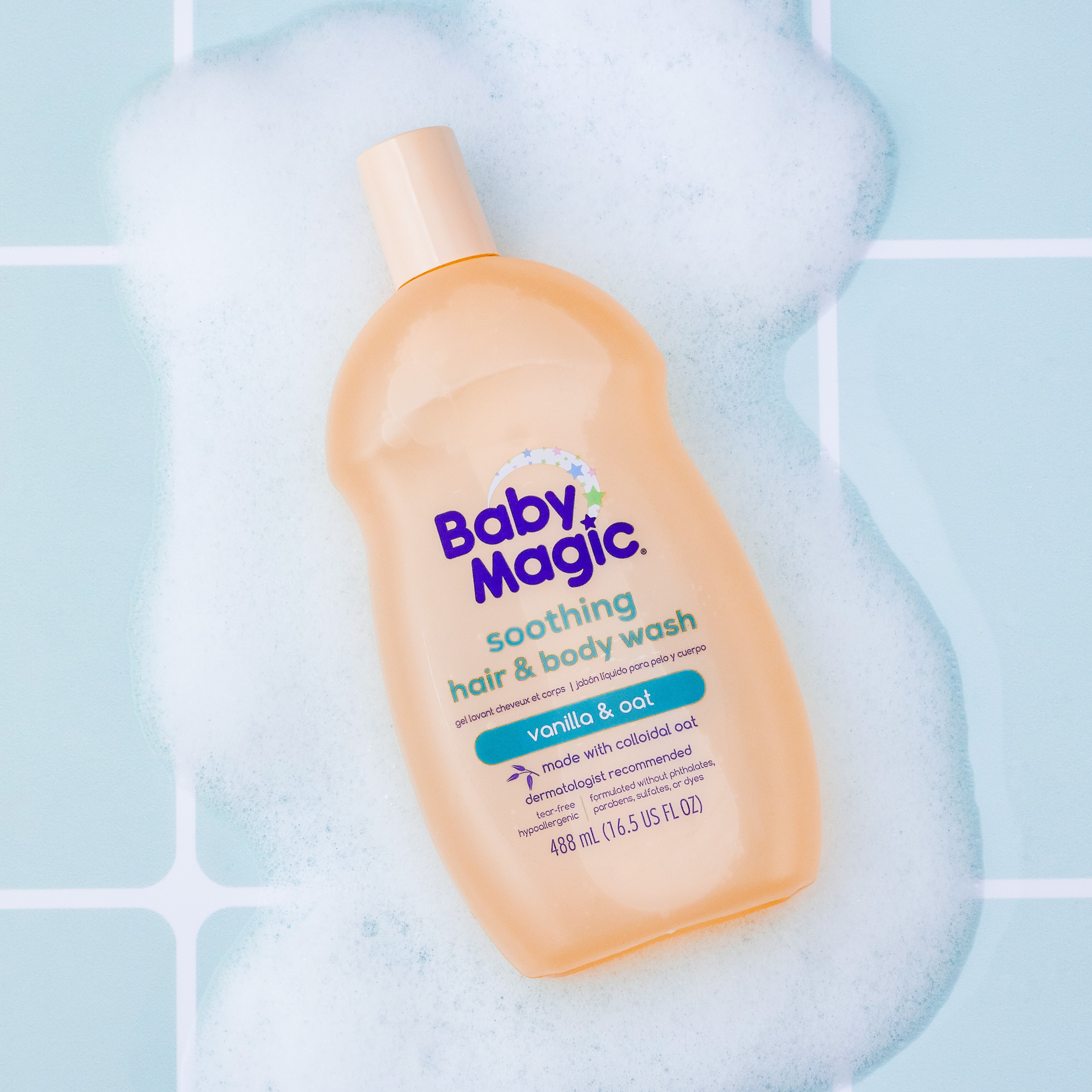 Baby Magic Vanilla Oat Soothing Hair & Body Wash 488ml
