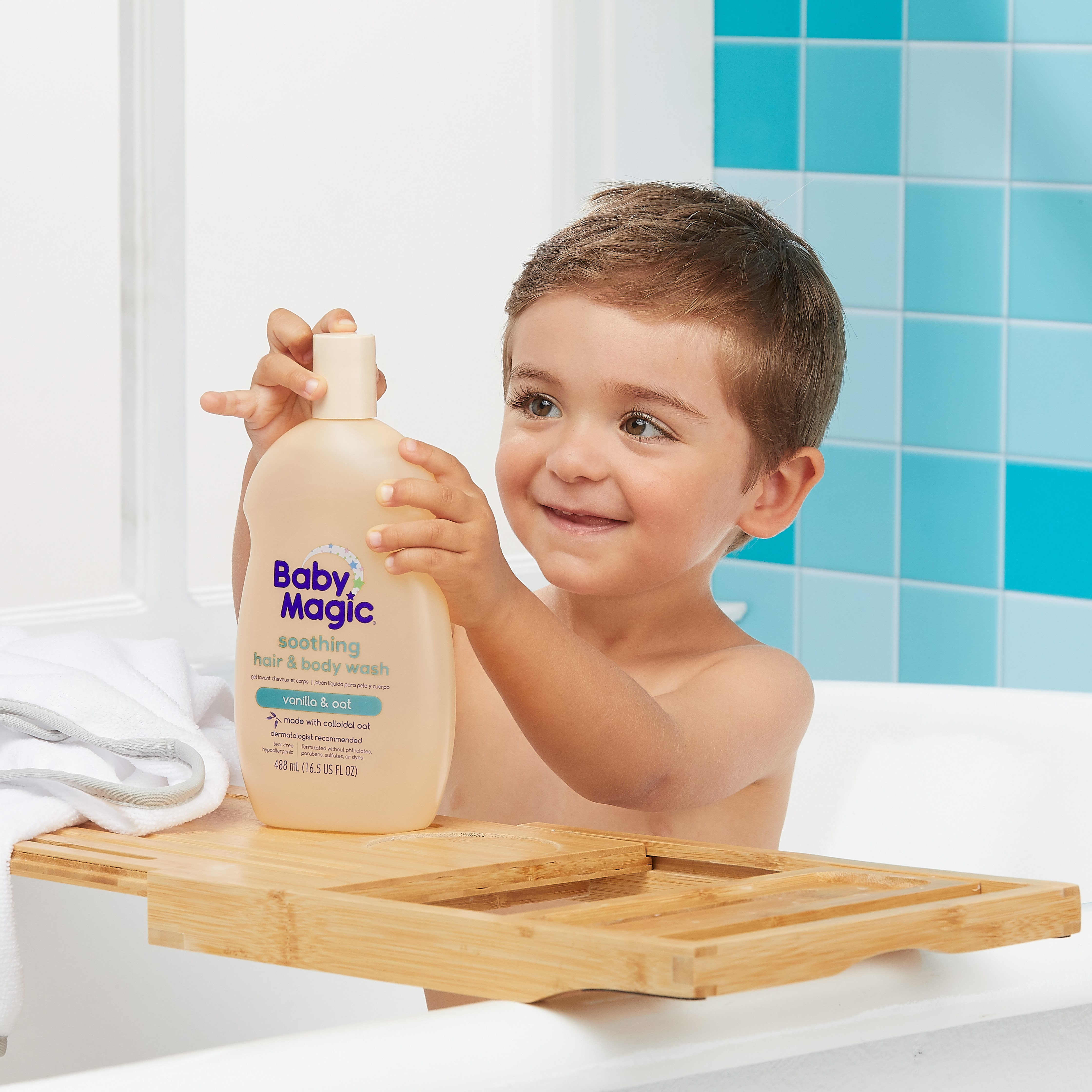 Baby Magic Vanilla Oat Soothing Hair & Body Wash 488ml