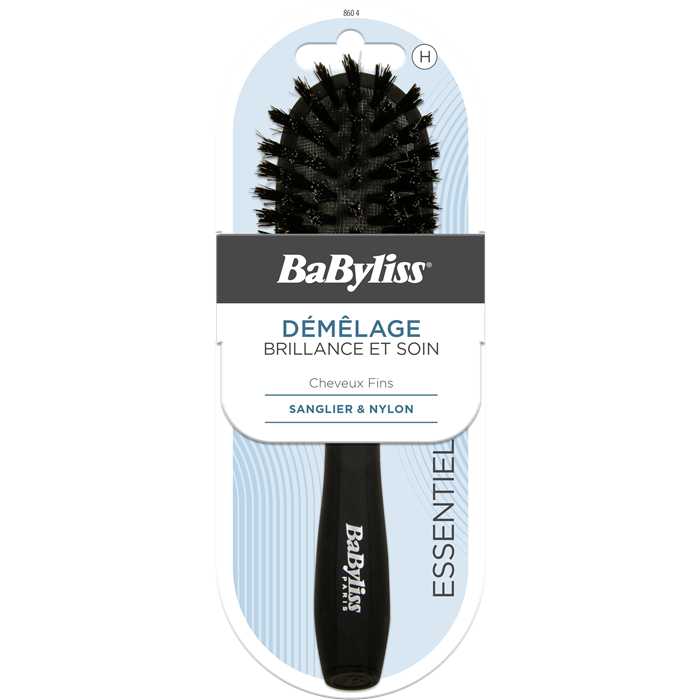 Babyliss Detangle Brilliance Hair Brush Nylon Boar