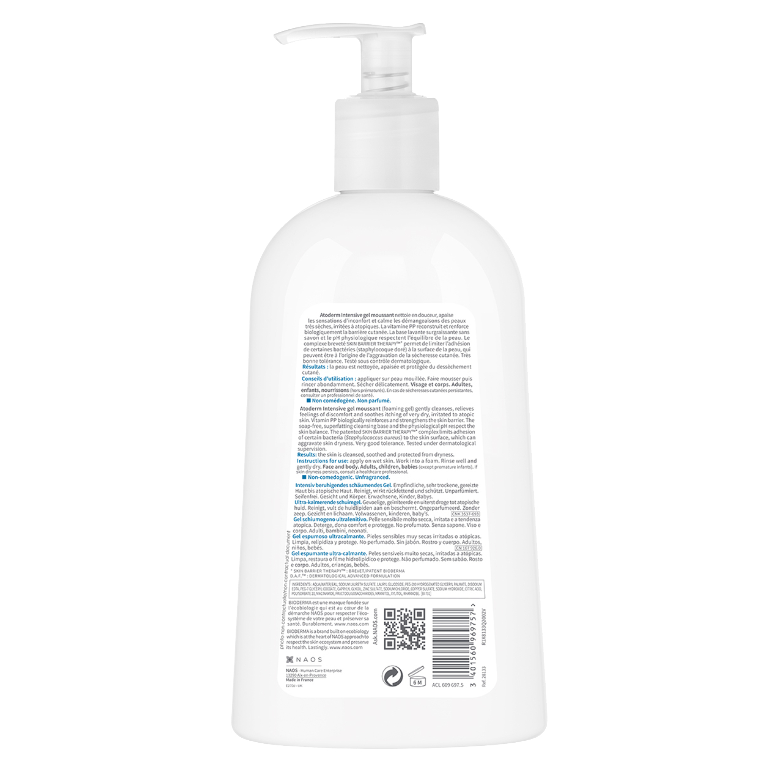 Bioderma Atoderm Intensive Moussant 500ml