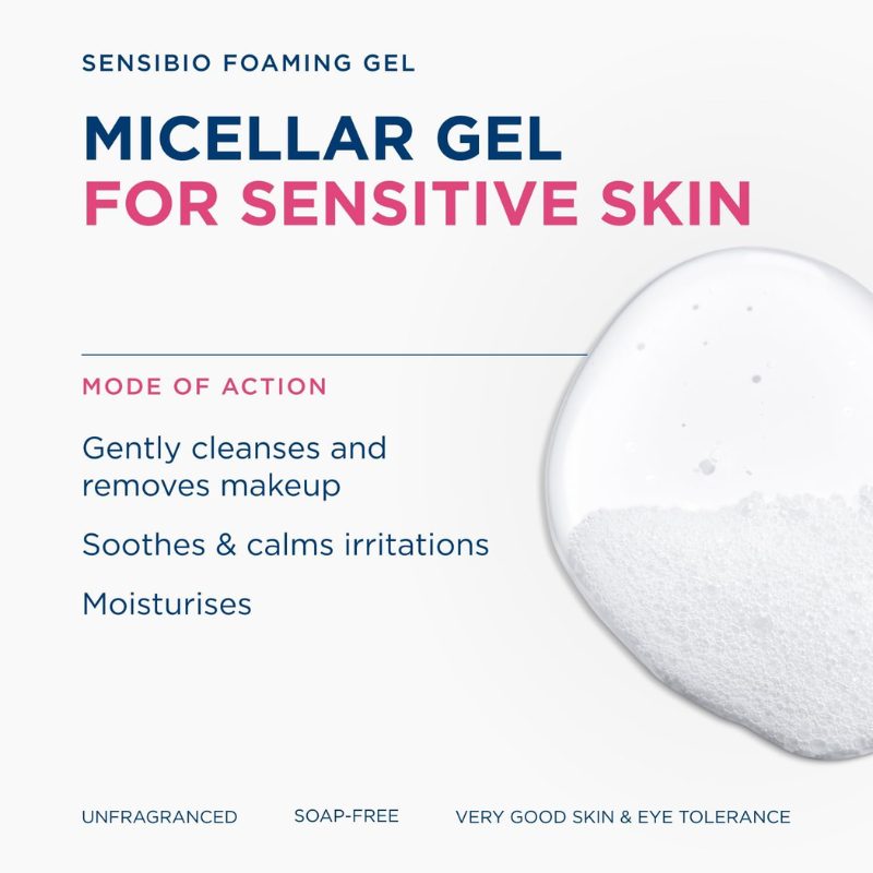 Bioderma Sensibio Moussant Gel 500ml