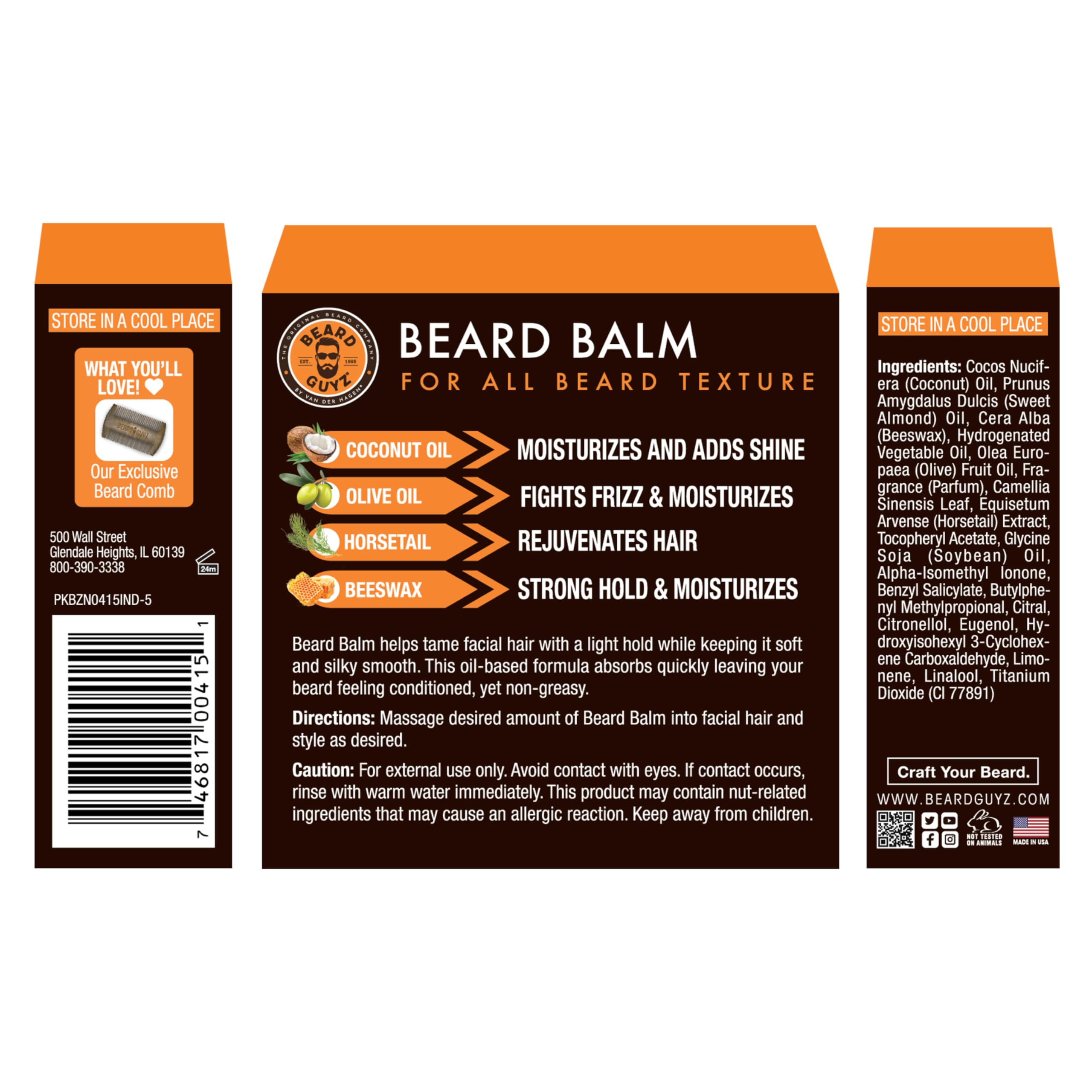 بلسم اللحية Guyz Beard بالبروتين - 3 أونصة