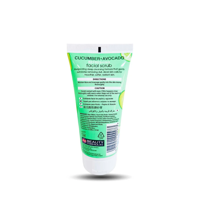 Beauty Formula Face Scrub Cucumber + Avocado 150 ml