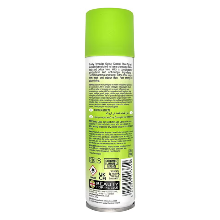 Beauty Formula Shoe Spray Odour Control 150 ml