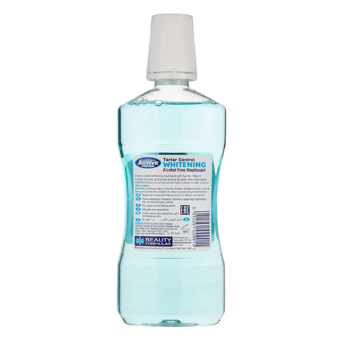 Beauty Formulas Active Whitening Mouthwash 500ml Twin Pack