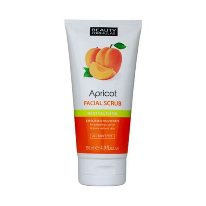 Beauty Formulas Apricot Facial Scrub 150ml Twin Pack