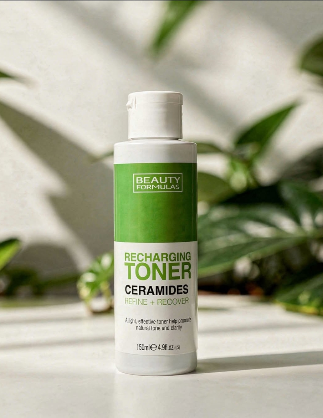 Beauty Formulas Ceramides Recharging, Hydrating & Skin Barrier Support Facial Toner, 150ml