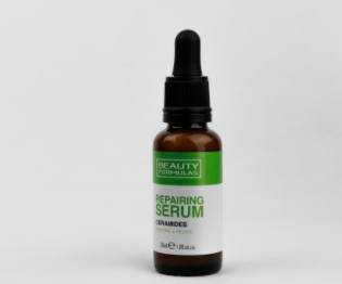 Beauty Formulas Ceramides Repairing Serum with Aloe Vera & Grape Seed Oil, 30ml