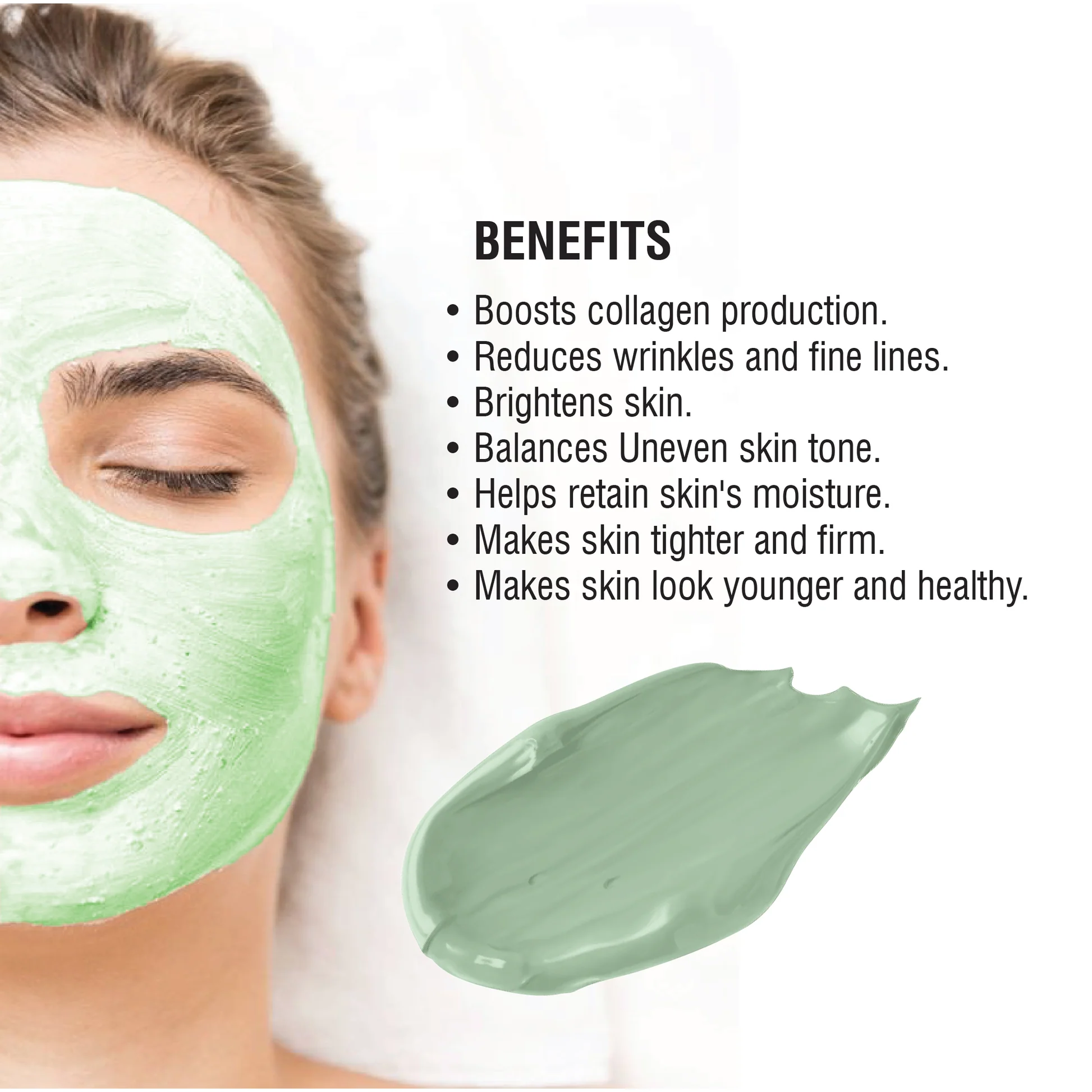Beauty Formulas Cool Moist Cucumber Clay Mask 100 ml