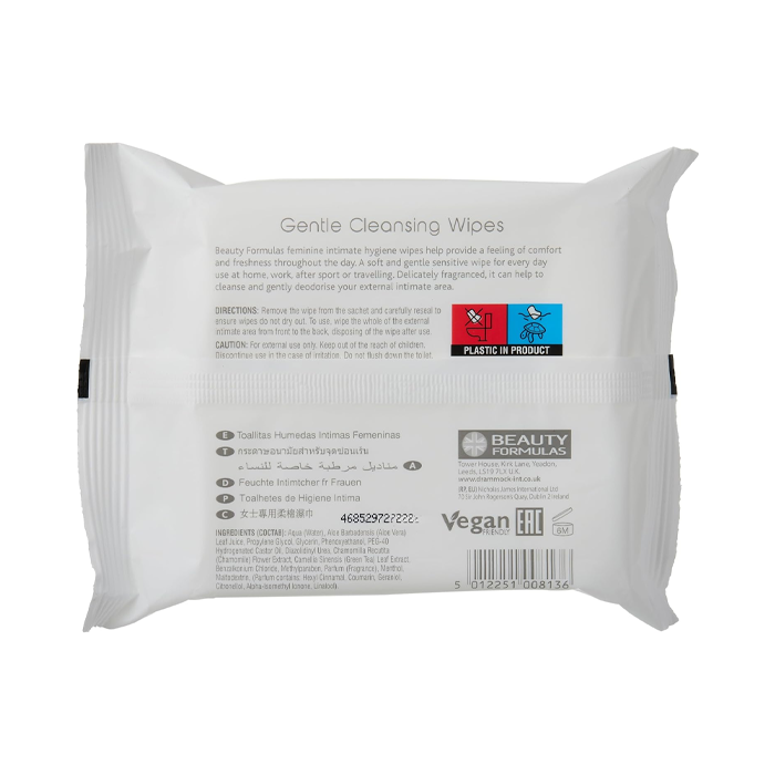 Beauty Formulas Feminine Intimate Wipes 20's