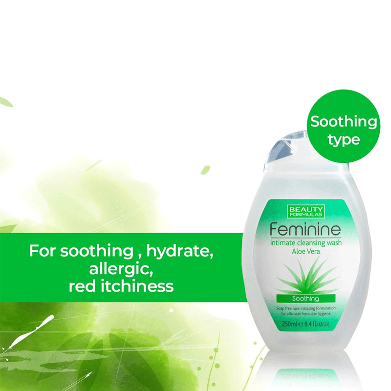 Beauty Formulas Intimate Cleansing Wash 250 ml Aloe Vera