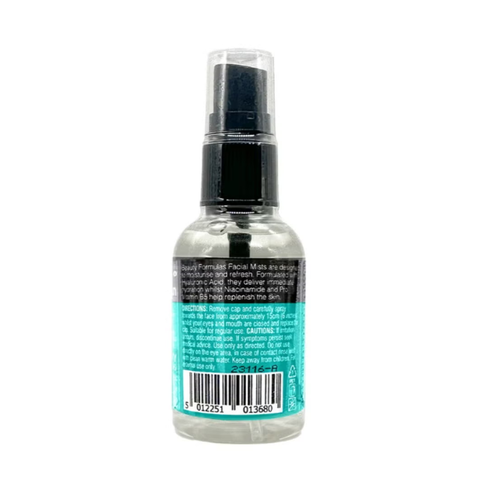 Beauty Formulas Niacinamide With Hyaluronic Acid Mist 50ml