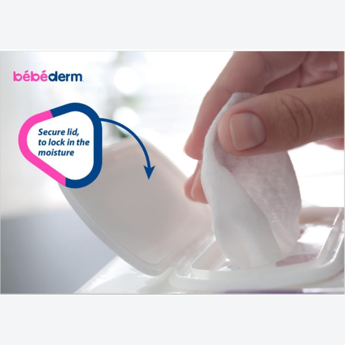 Bebederm Baby Wet Wipes Fragrance Free 60's Premium