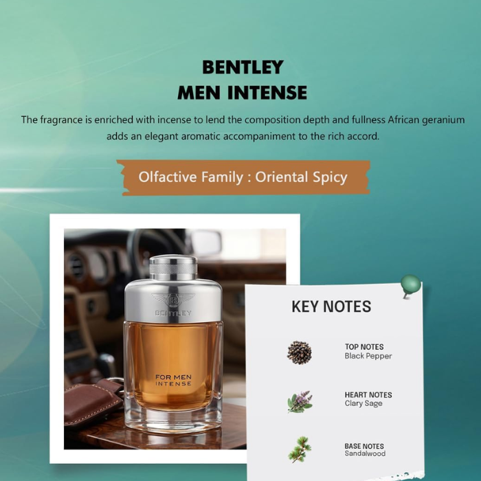Bentley Intense For Men EDP Spray 100ml