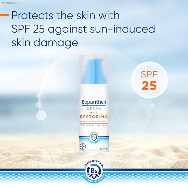 Bepanthen Derma Restoring Spf25 Daily Face Cream 50ml