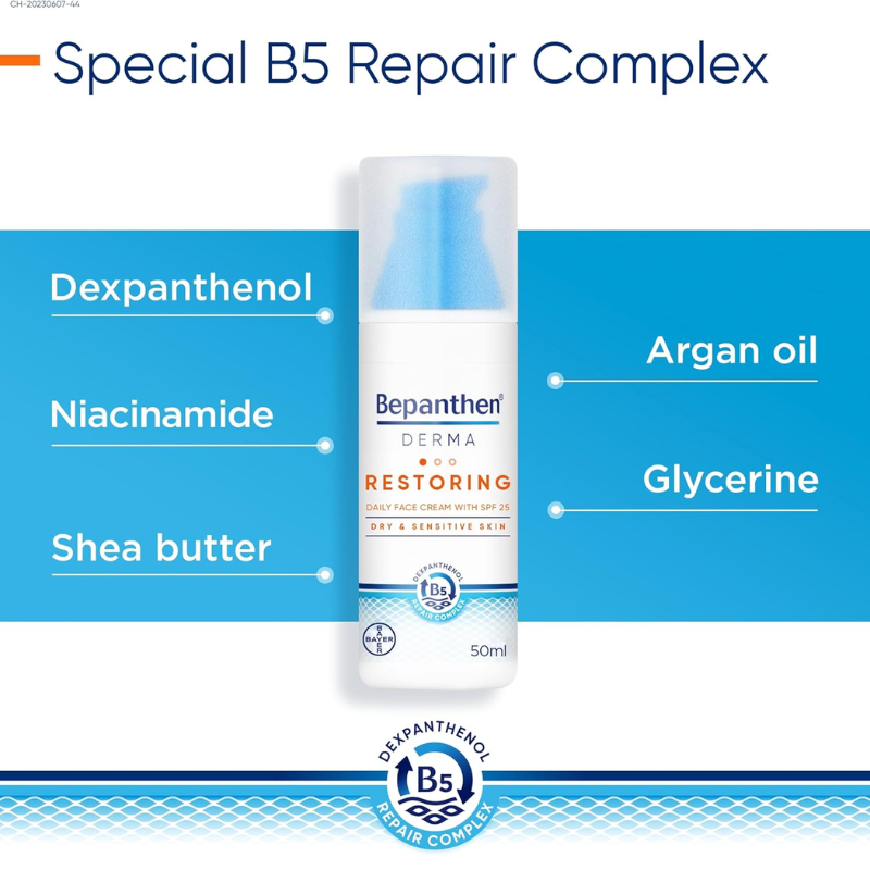 Bepanthen Derma Restoring Spf25 Daily Face Cream 50ml