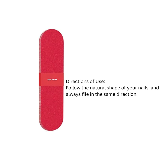 Beter 4 Nail Files Carborundum- 8 3cm