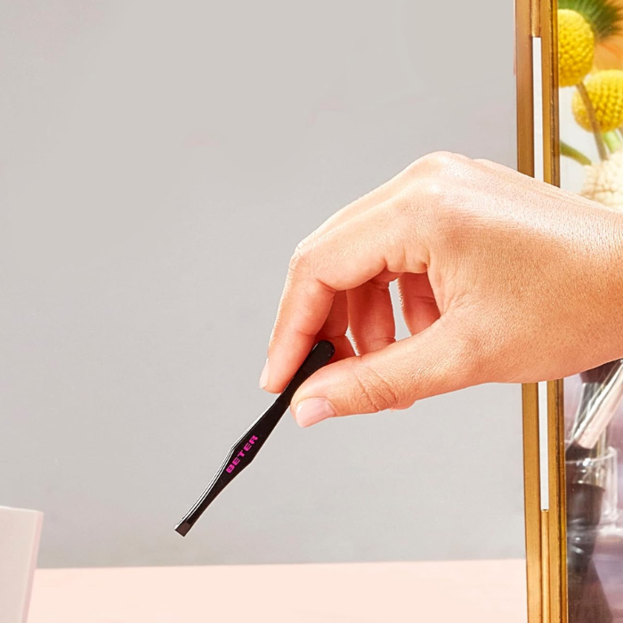 Beter Bluing Straight Point Tweezers 7.5cm