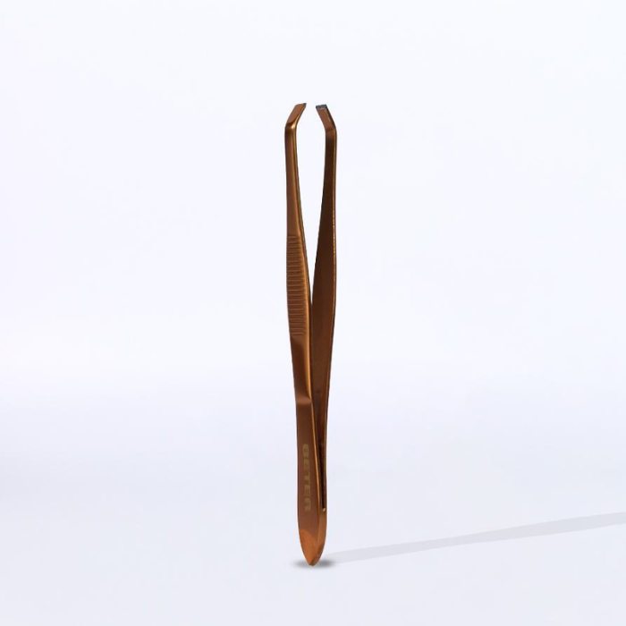 Beter Copper Plated Crab Point Tweezers 8 3cm