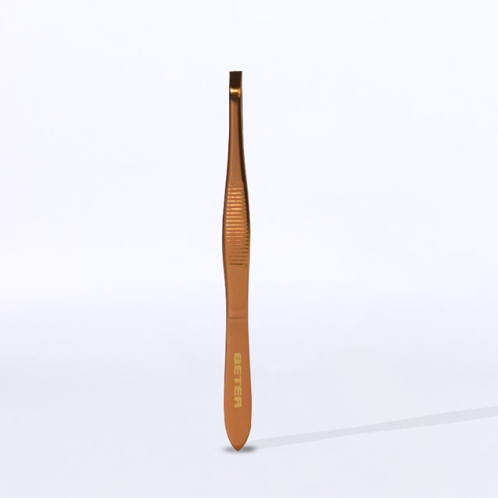 Beter Copper Plated Crab Point Tweezers 8 3cm