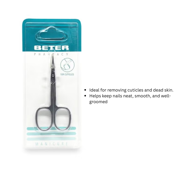 Beter Mcure Cuticles Straight Chrome Scissors-9 3Cm