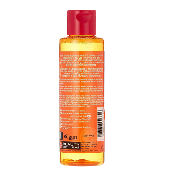 Beauty Formula Brightening Vitamin C Facial Tonic 150ml