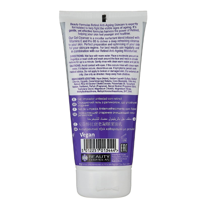 Beauty Formulas Retinol Cleanser 150ml