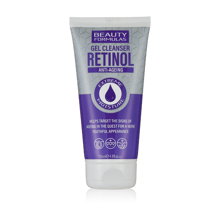 Beauty Formulas Retinol Cleanser 150ml & Moisturiser 75ml Combo Pack