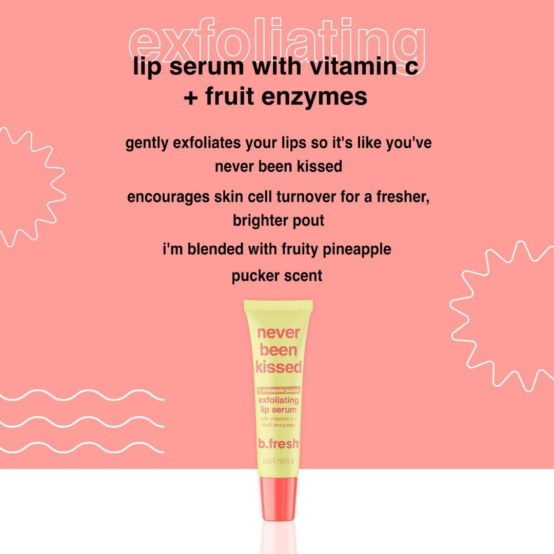 B.Fresh Exfoliating Lip Serum 15ml Pack of 2