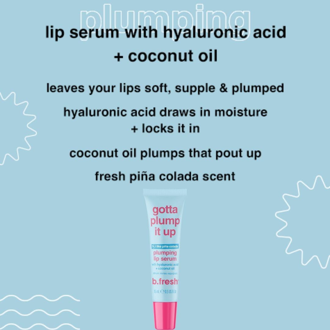 B.Fresh Plumping Lip Serum 15ml Pack Of 2