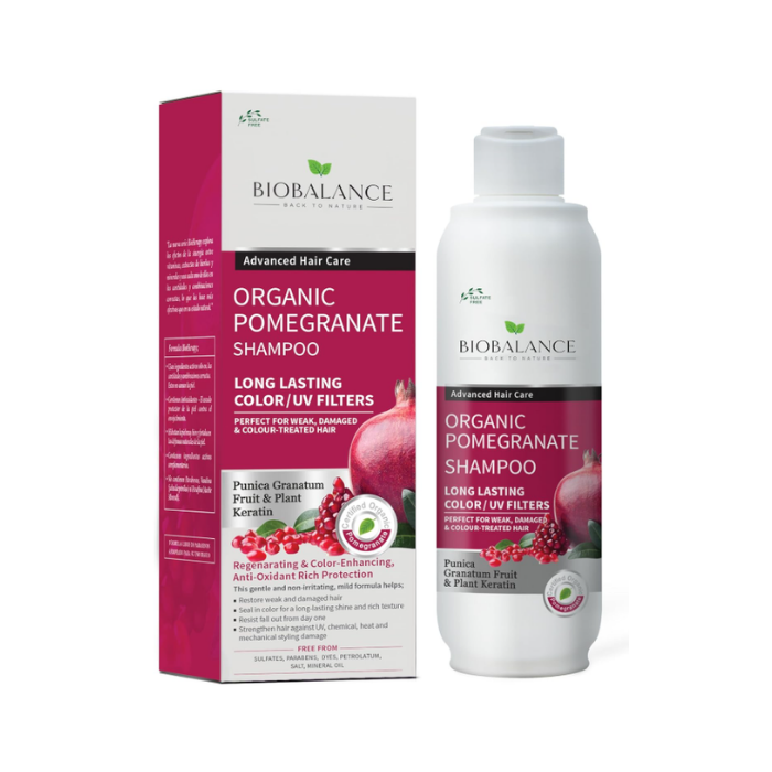 Biobalance Organic Pomegranate Shampoo Weak Hair, 330ml