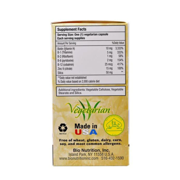 Bio Nutrition Healthy Hair With Biotin 10000 Plus 60's