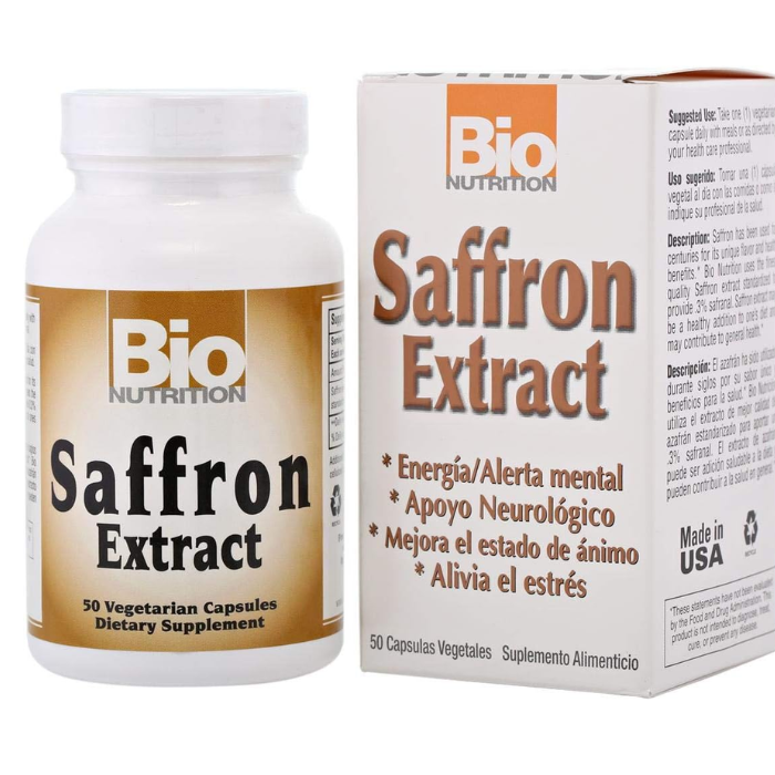 Bio Nutrition Saffron Extract 50 Capsules