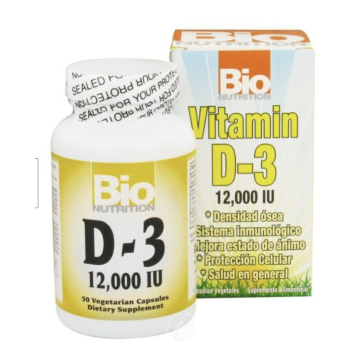 Bio Nutrition Vitamin D3 12000 IU 50's