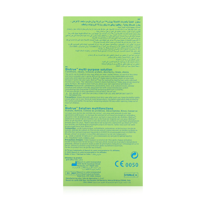 Bio True Multi Purpose Lens Solution 120 ml