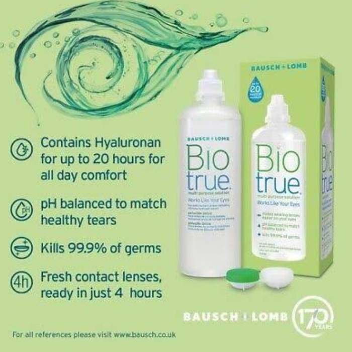 Bio True Multi Purpose Lens Solution 120 ml
