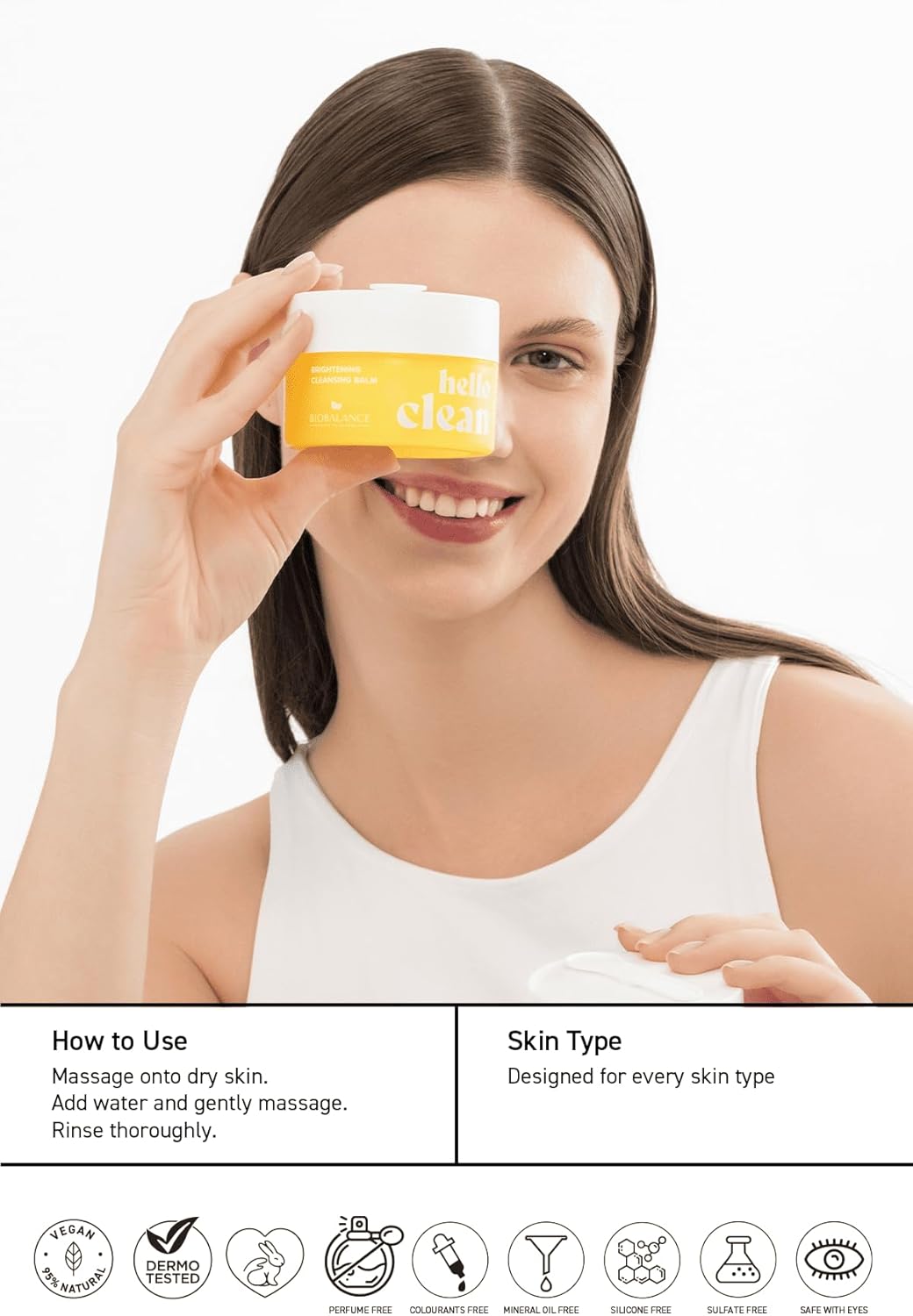 Biobalance Hello Clean Brightn Cleans Balm  100ml  : 01514