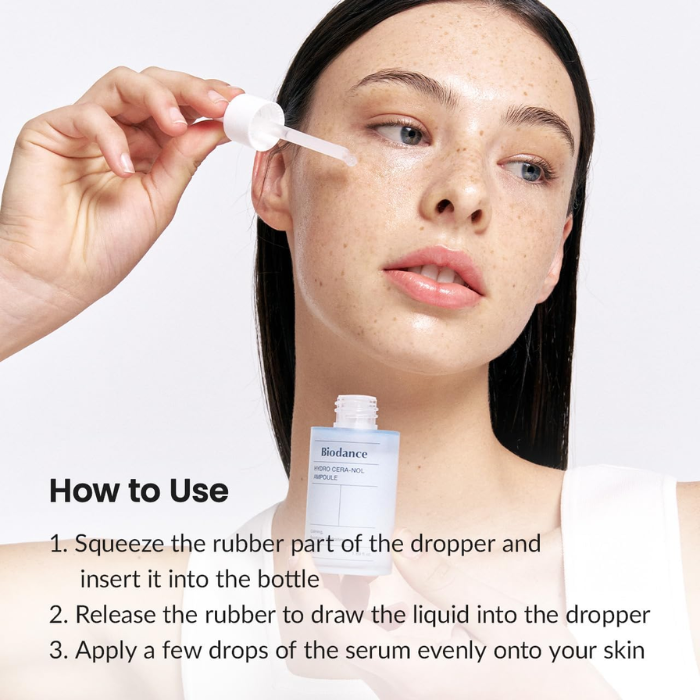 Biodance Hydro Cera-Nol Serum, Deep Hydration, Barrier Repair and Calming Glow, 30ml
